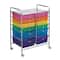 Multicolour 12 Drawer Rolling Cart by Simply Tidy™